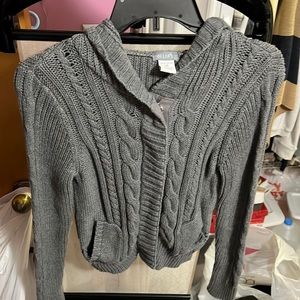 Delia’s, gray sweater. Size Medium